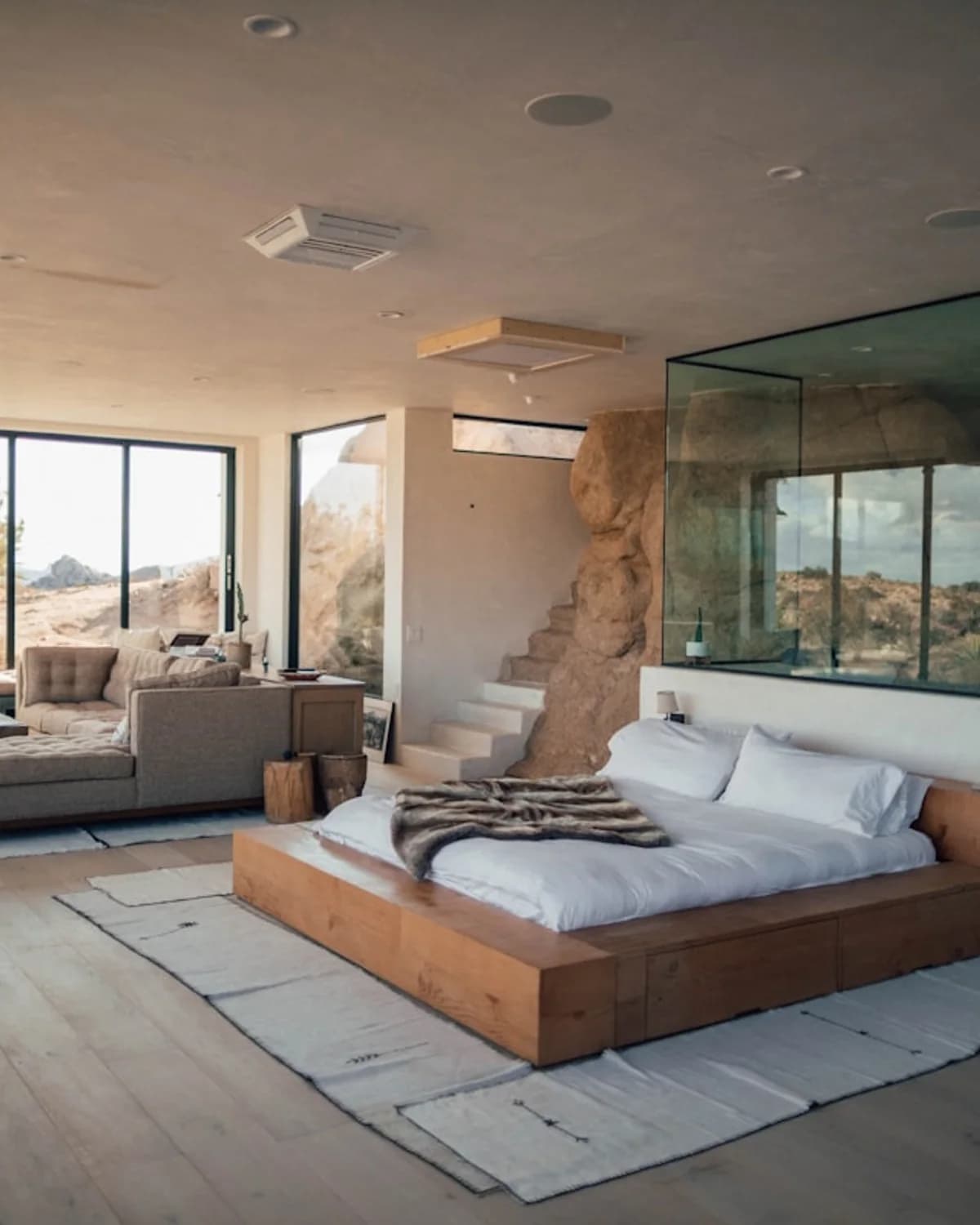 Stonewashed linen bedding in warm sunlight